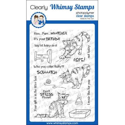 Whimsy Stamps Stempel - Cattitude